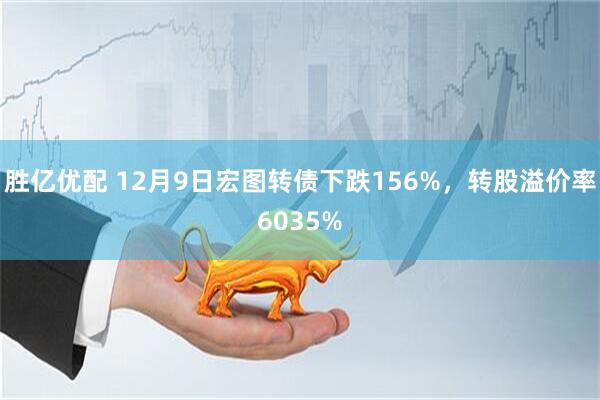胜亿优配 12月9日宏图转债下跌156%，转股溢价率6035%